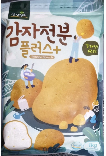 삼진식품 혼합감자전분(삼진 1k)/감자떡가루, 1kg, 10개