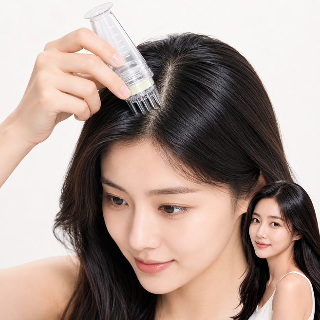 로다 로게인폼 도포기 두피케어 1-5ml, 투명흰색