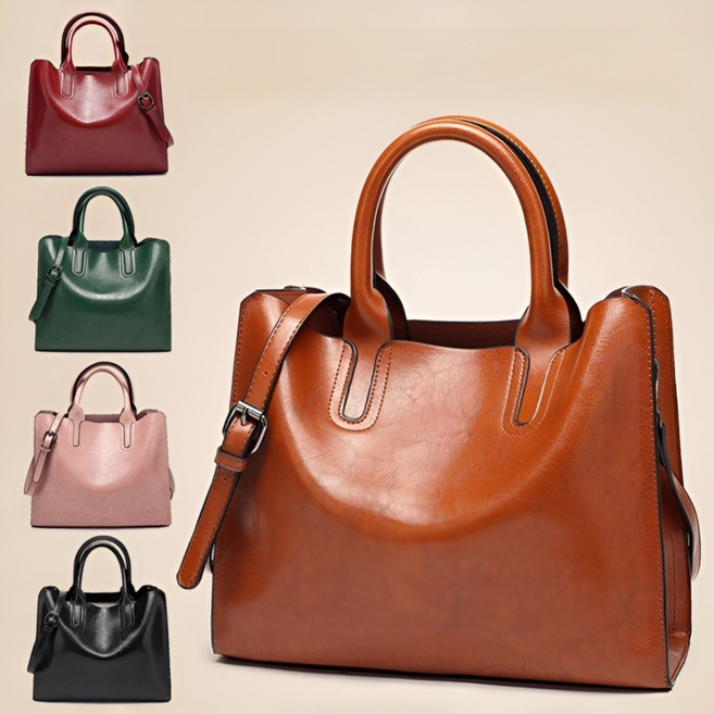 핸드메이드 소가죽 베이직 토트백 여성용메신저백 고급심플 크로스백 가볍고 얇다 편안하다 토트백 대용량다기능멀티 스타일, [1만]그레이, 1개