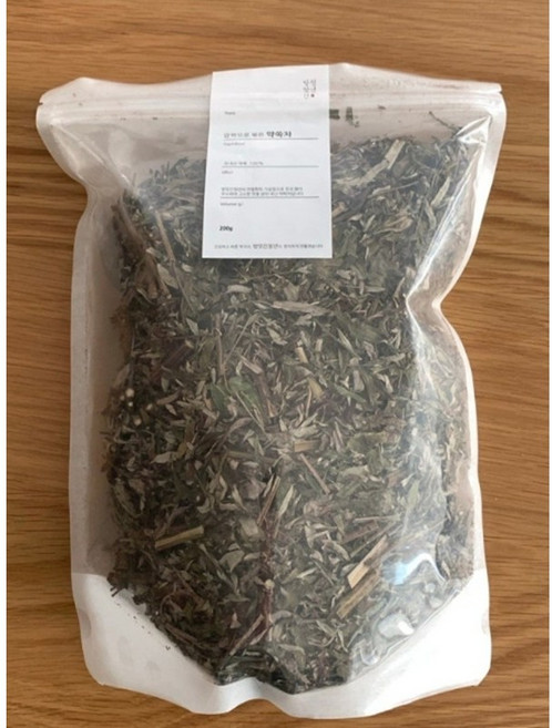 방앗간청년 압력으로 쪄서 볶은 참쑥 약쑥차 200g [원산지:국산], 1개