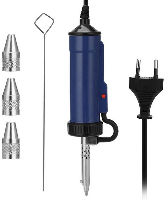 납땜 제거기 흡입 보조 자동 전기 주석 흡입기 진공 제거 펌프 인두 ADT06 1255581 01 EU Plug 1개 [01] BBT580 EU Plug, 2. Blue EU Plug × 1개
