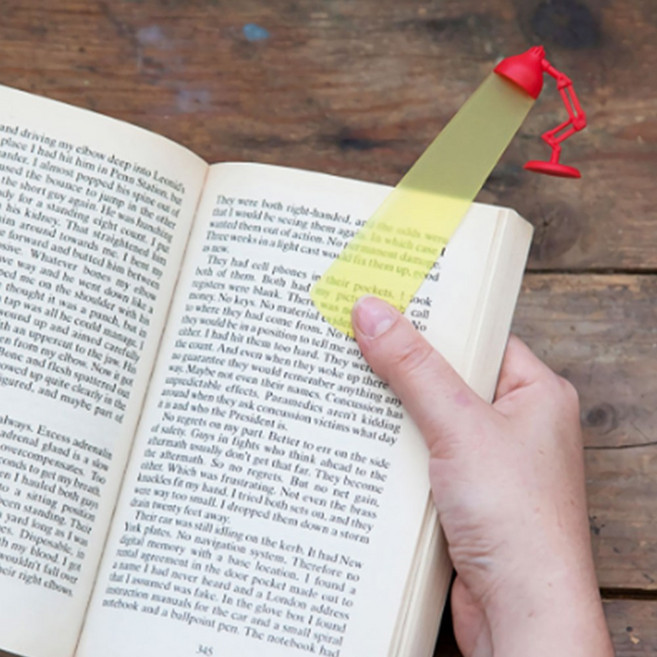 라이트마크 북클립 아이디어책갈피 독서등북마크 직원선물 학원판촉물, 1개