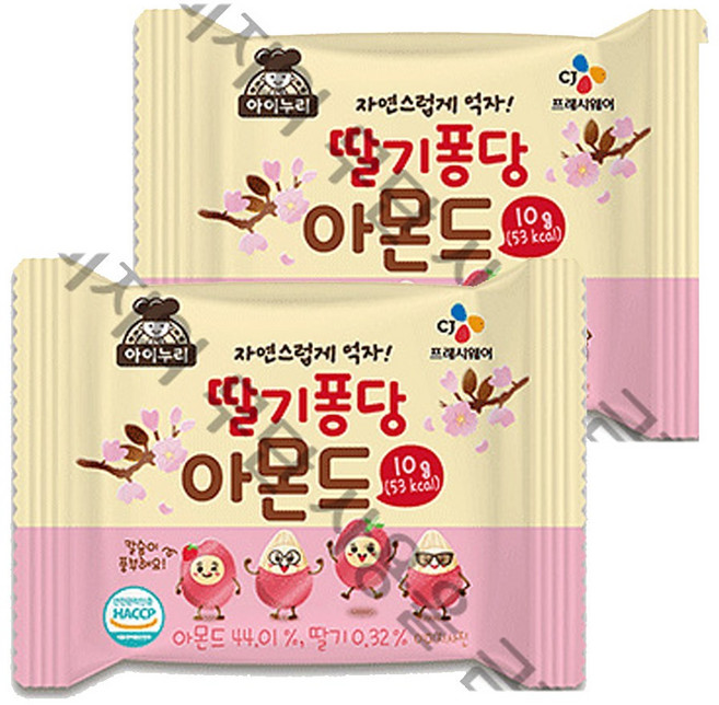 아이누리 딸기퐁당아몬드 400g (10gx40입), 1개