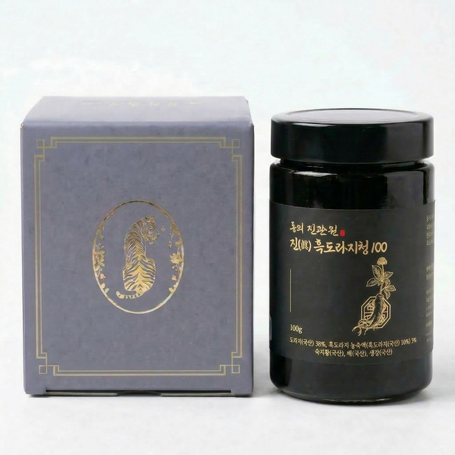 동의 진관원 지리산 흑도라지청 약도라지청 도라지 진액 국산 500g, 10개, 500ml