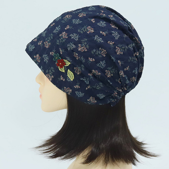 캡조아 편안한 여성 항암 새치커버 밴딩 두건 비니 실내외 주방 요리 중년 모자 국내제작
