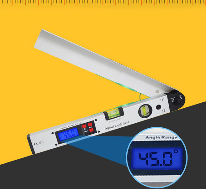 Digital 디지털각도기 전자 각도기 각도자 각도측정기 수평계, 1개