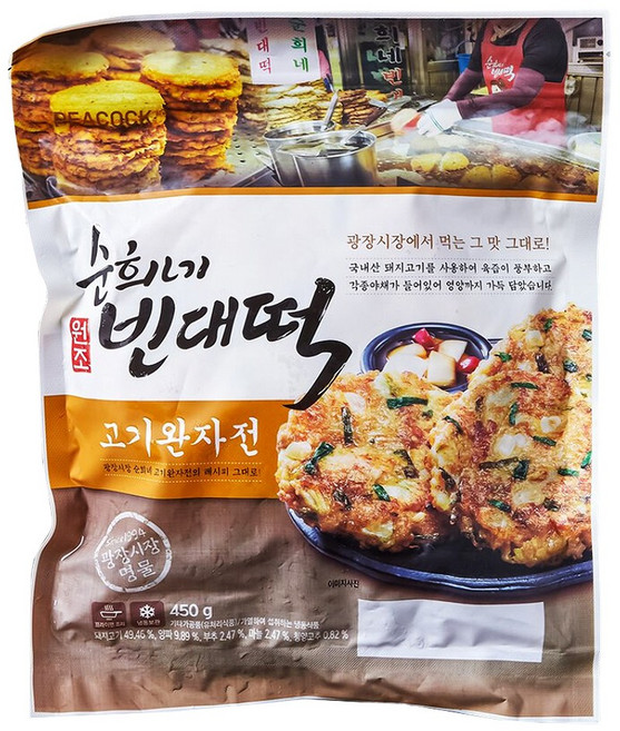 순희네 빈대떡 고기완자전, 1개, 450g