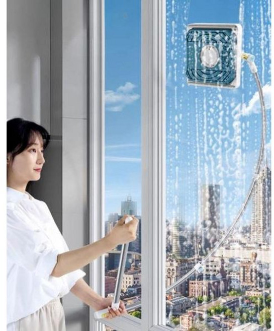 유리창 청소기 곡선형 브러시 각도조절 관절 상가 매장, 휴대형그레이 1개 60cm, 1개