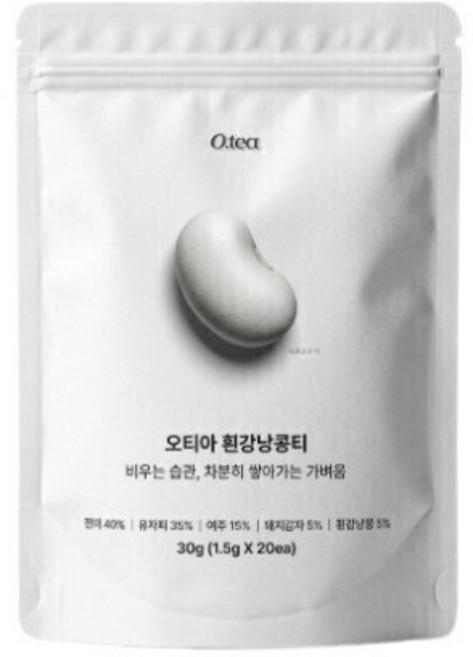 오티아 흰강낭콩티, 1.5g, 1세트