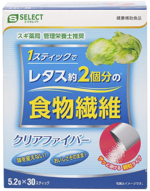 에스셀렉트 클리어 파이버 파우더 식이섬유 30개입, 1개, 5.2g
