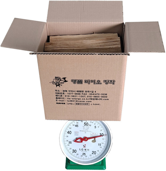 캠핑 참나무장작 30cm 10kg, 1개