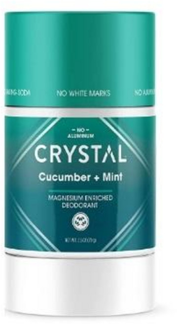 Crystal Solid Stick 크리스탈솔리드스틱 민트 남녀공용 스틱 데오드란트, 4개, 70g