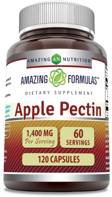어메이징포뮬러스 애플 펙틴 1400mg 캡슐, 3개, 120정 - 쿠팡