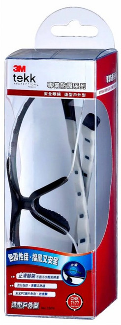 3M TEKK 安全眼鏡 造型戶外款 1576 輕量舒適 抗UV耐刮擦 工作戶外皆適用, 1個
