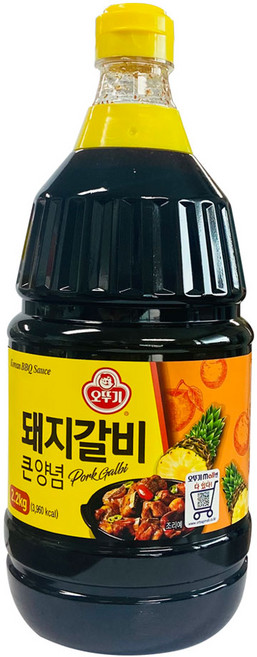 오뚜기 돼지갈비큰양념 2.1kg, 1개