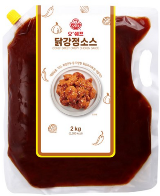 [오뚜기] 오쉐프 닭강정/떡볶이소스, 2kg, 1개