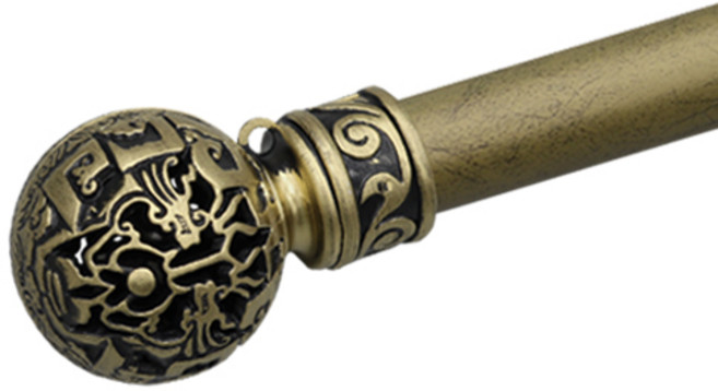 한국레일갤럭시 35mm 지구 커튼봉 커텐봉, 뉴골드