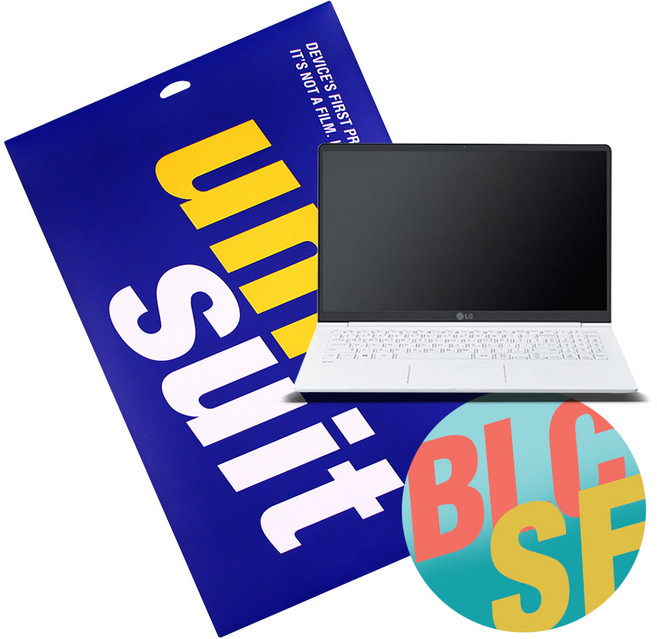 유니슈트 LG 그램15 15ZB95N 블루라이트 차단 1매+서피스(상/하판/팜레스트) 필름 3종 세트(UT220779), 1개
