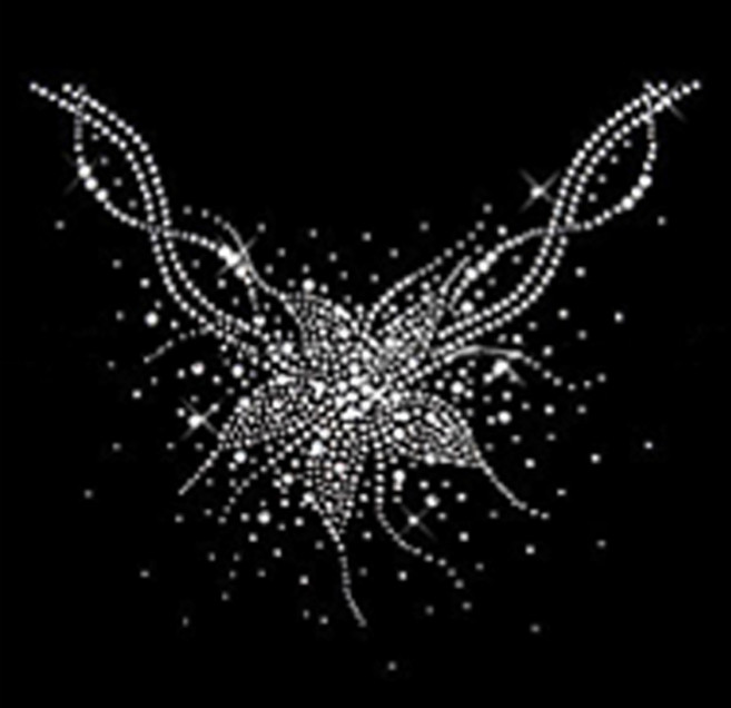 [디피샵] 핫픽스 핫픽스모티브 큐빅 DIY 3000원~, 1개, M315(바람의꽃-실버)