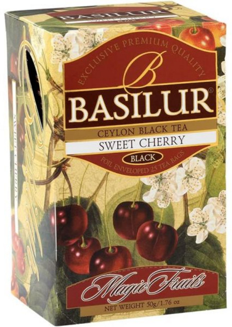 홍차 바실라 티홍차 티백 만다린 25개입 1박스 아이스티 실론티 과일 향, 스위트 체리
