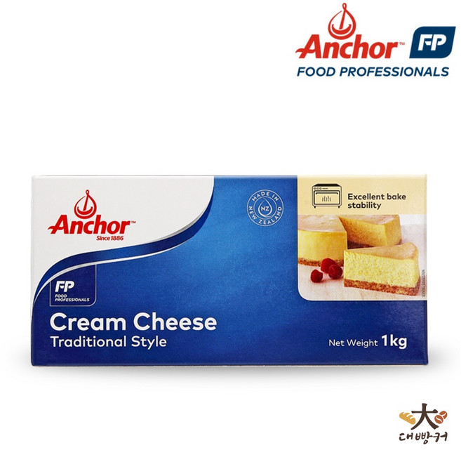 앵카FP 크림치즈 1kg, 3개