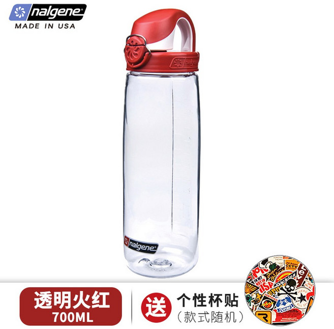 OTF On The Fly 물병 스모크 Water 105701 177809 ml, 5565 1024 투명레드, 1개