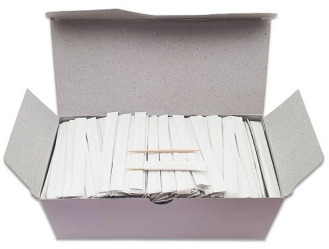 종이포장 자작나무 이쑤시개 요지 양면 1각, 1개, 700개입