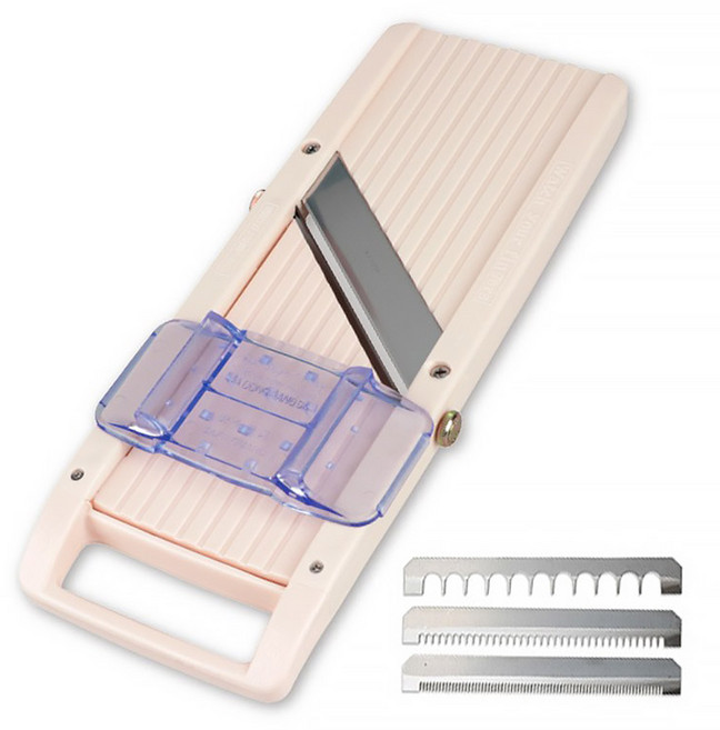 일본 슈퍼 채칼 3종 톱니날 와이드 야채 슬라이서 슬라이스