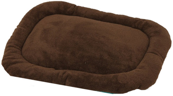 레드퍼피 코퍼빌 사각 펫쿠션, 초코, 1개