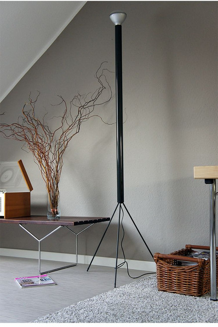 장스탠드 플로어조명 거실 무드등 선반형 수납형 침실 인테리어 독서등 학습용 안전설계 절전형 카페 레스토랑 분위기, 브라이트블랙