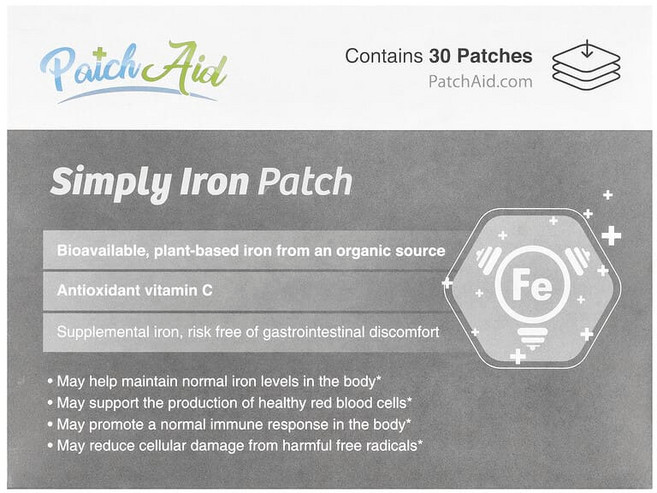 PatchAid Simply Iron 패치 30매 PatchAid (패치에이드), PatchAid, Simply Iron 패치, 30매, 1개