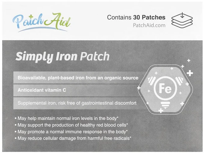 PatchAid Simply Iron 패치 30매 PatchAid (패치에이드), PatchAid, Simply Iron 패치, 30매, 1개 - 쿠팡