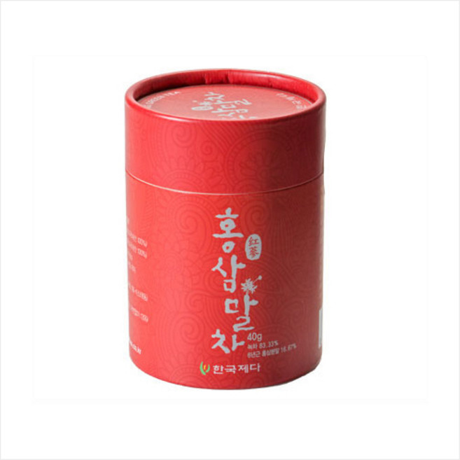한국제다 홍삼말차, 40g, 1개입, 1개