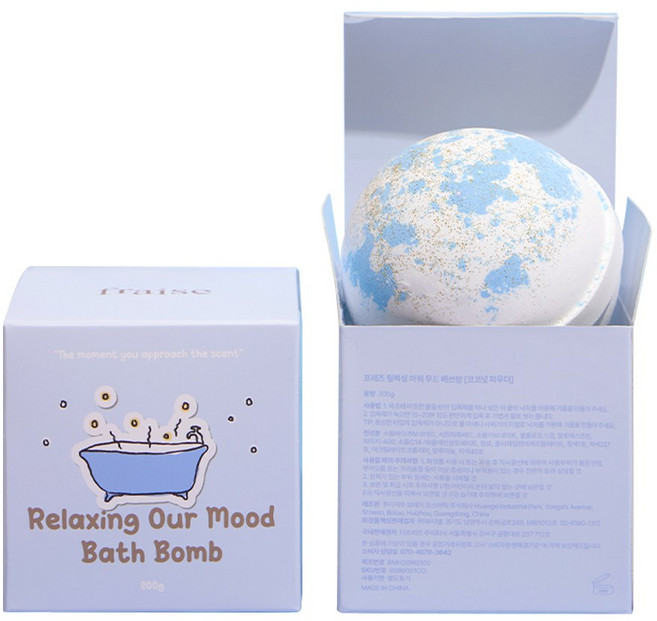 프레즈 배쓰밤 천연 입욕제 대용량, 코코넛 파우더, 200g, 1개