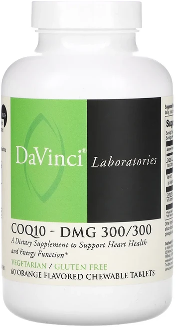 새해 첫좋은선물 DaVinci Laboratories CoQ10-DMG 오렌지 츄어블 타블렛 60정 제대로 할인합니다, DaVinciLaboratoriesCoQ10DMG오렌지, 1개 - 쿠팡