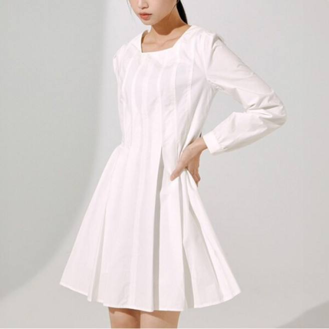 [미쏘(비노출)] [미쏘] 플리츠 미니 원피스 (MIWOWD301C-T)