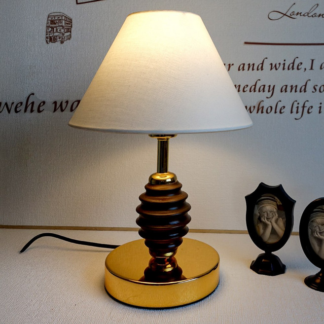 보성조명 국내생산 샴페인 갓 인테리어 터치 온오프 스위치 LED 스탠드 조명 2종 (LED 증정), 터치형