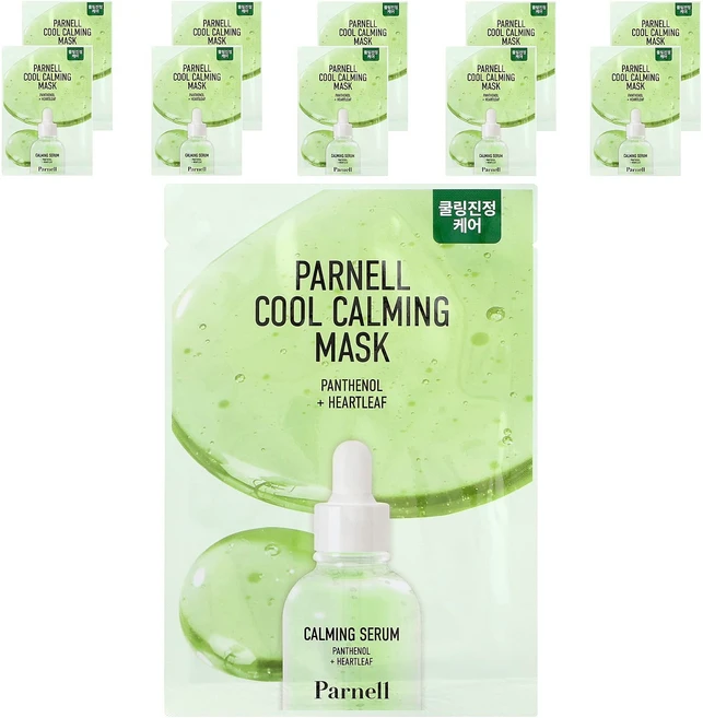파넬 판테놀 하트리프 쿨 카밍 뷰티 마스크 10매 각 20g PNA-09334 - 쿠팡