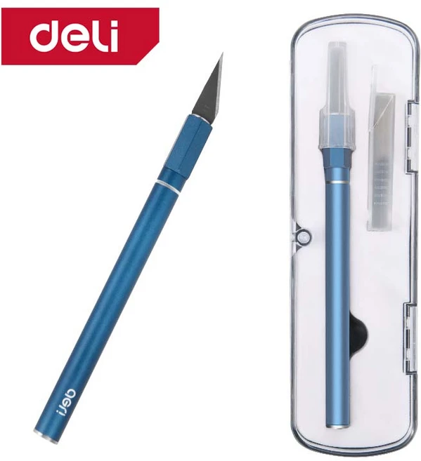 델리툴즈 아트나이프 공예칼 조각도 종이 커터칼 커팅칼, 1개, 아트나이프_블루 (EDL359201B) - 쿠팡