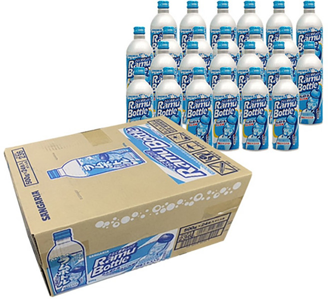 산가리아 라무바틀 탄산음료, 500ml, 24개