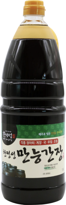 한정성 만능간장 짱아찌 게장 소스, 1개, 1.8L