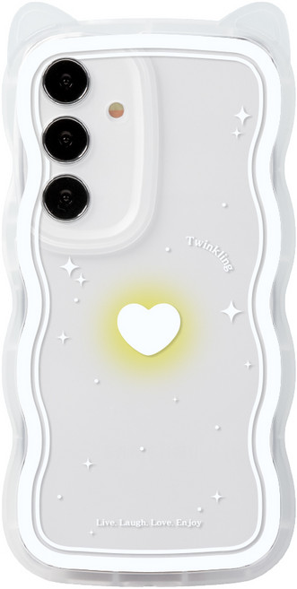 갤럭시A35 A356 전용 고양이귀 쫑긋 캣웨이브 디자인 케이스