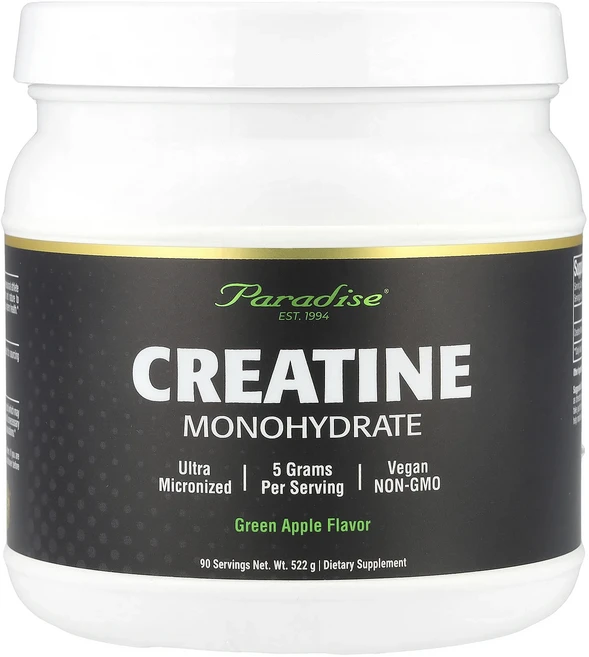 Paradise Herbs 크레아틴 일수화물 청사과 522g, ParadiseHerbs크레아틴일수화물청사과522g, 1개 - 쿠팡