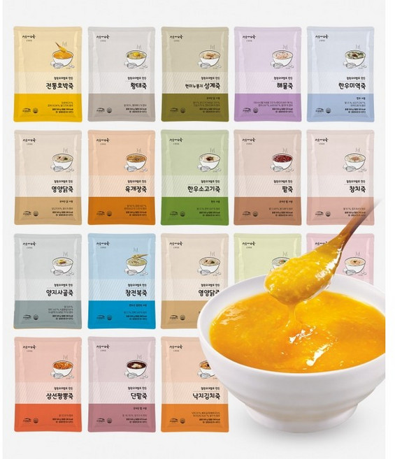 서울마님죽 신선죽 전복죽 외 23종 500g, 1개