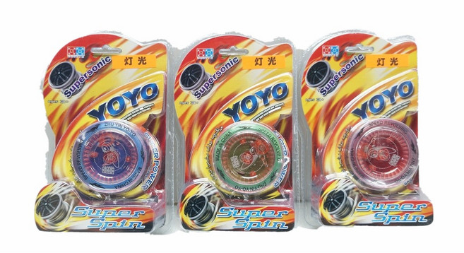 Supersonic 燈光 YOYO 溜溜球 超速龍球, 1個, 藍色