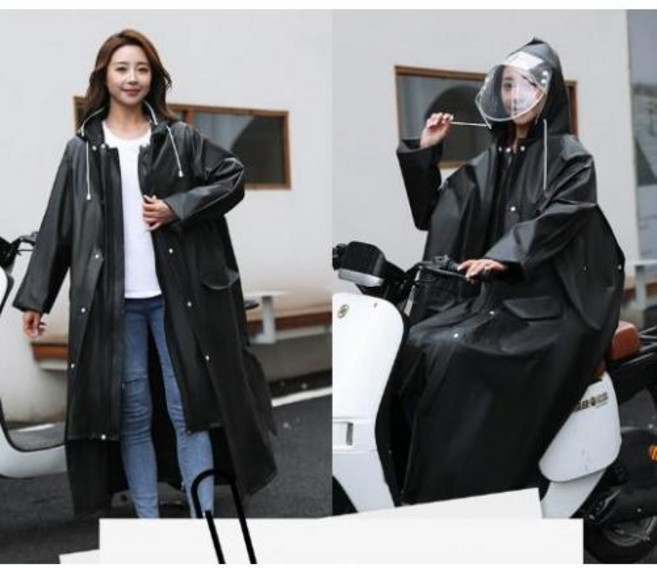 다용도비옷 책가방 백팩 커버 와이드핏 빛반사 안전 우비 오토바이 라이더 우비 레인코트 우의