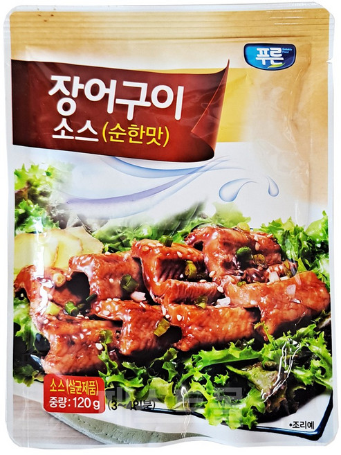 푸른 장어구이소스(순한맛), 120g, 1개