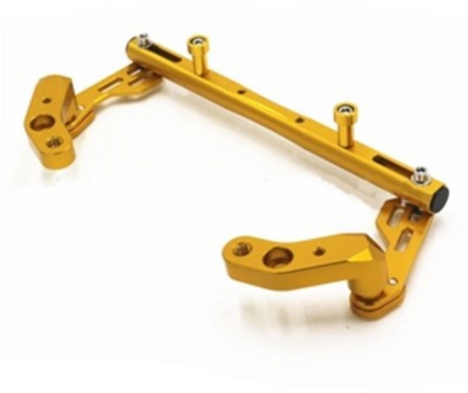 서문 오토바이 범용 고급 핸들바 크로스바 봉지걸이바, 골드, 1개