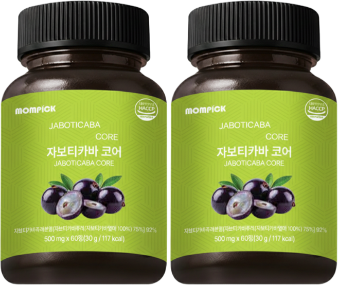 자보티카바 퓨레 브라질 100% jabotiba HACCP인증 고함량 자보티 카바 라이프플러스, 2개, 60정