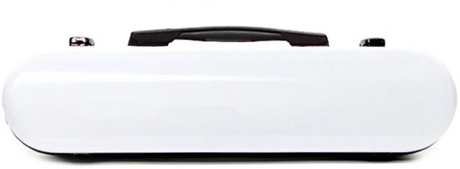 이스트만 플룻 하드케이스-플루트 가방+극세사 융, 화이트, 1개